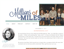 Tablet Screenshot of millionsofmiles.com